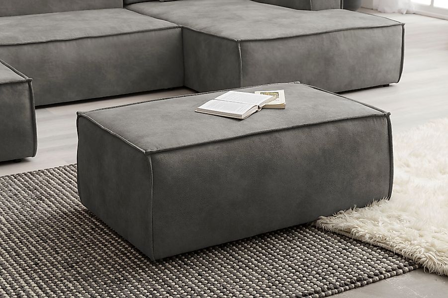 Home affaire Hocker SHERWOOD, Polsterhocker in günstig online kaufen