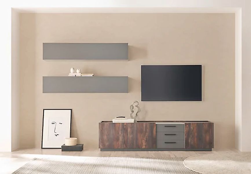 INOSIGN Schrank-Set »LARGO«, (Set, 3 St.), mit Soft-Close und Push to open- günstig online kaufen