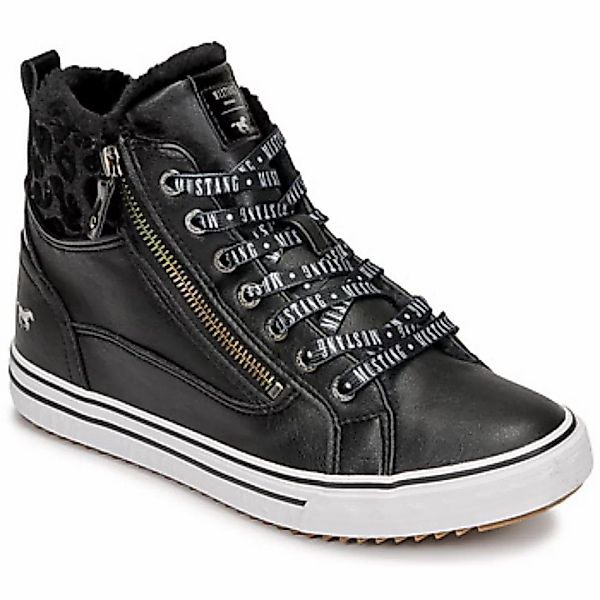 Mustang Shoes Sneaker mit bedrucktem Fellimitat-Kragen günstig online kaufen