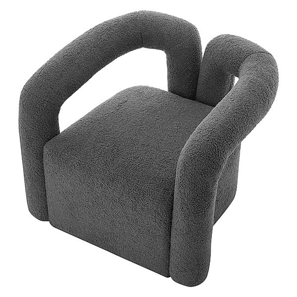 OKWISH Ohrensessel glatte gebogene Design (Wohnzimmersessel, günstig online kaufen