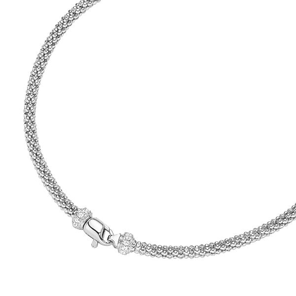 Smart Jewel Kette ohne Anhänger "Himbeerkette, Zirkonia Steine, Silber 925" günstig online kaufen