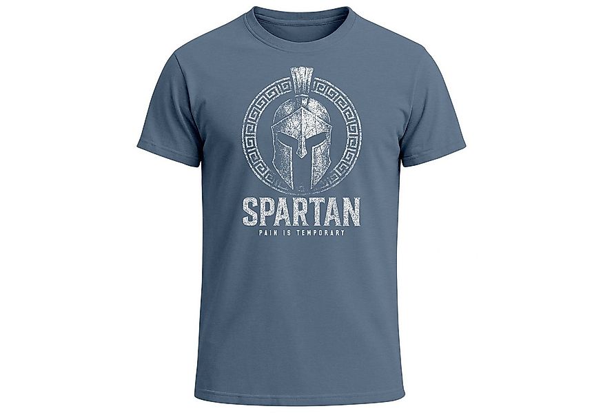 Neverless Print-Shirt Herren T-Shirt Fashion Spartan Helm Athletic Printshi günstig online kaufen