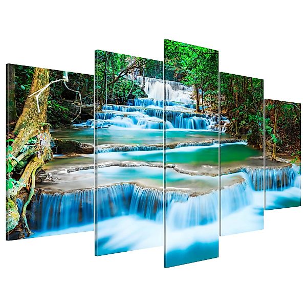 home24 Wandbild Blauer Wasserfall in Thailand günstig online kaufen