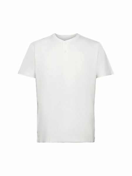 Esprit T-Shirt Henley-T-Shirt aus Baumwolle (1-tlg) günstig online kaufen
