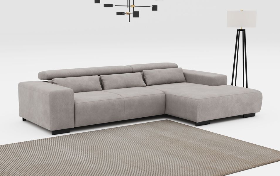 COTTA Ecksofa Side L-Form, mit Kopfteilverstellung günstig online kaufen