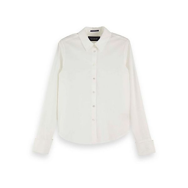 Maison Scotch Blusenshirt Maison Scotch Damen Bluse Clean Shirt with Cuffed günstig online kaufen