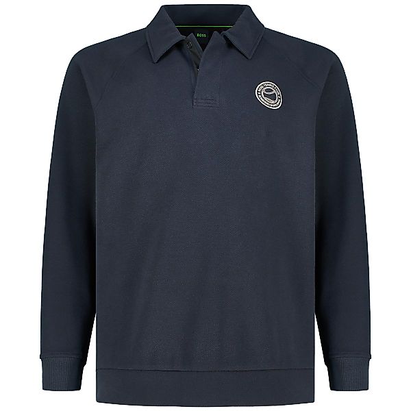 Boss Green Sweatshirt mit Elasthan Farbe dunkelblau Größe: 6XL günstig online kaufen