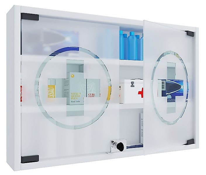 VCM Medizinschrank Medizinschrank Arzneischrank Wandregal Hustila L günstig online kaufen