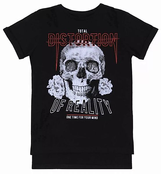 Sarcia.eu Kurzarmbluse Schwarzes T-Shirt mit Totenkopf 10-11 Jahre günstig online kaufen