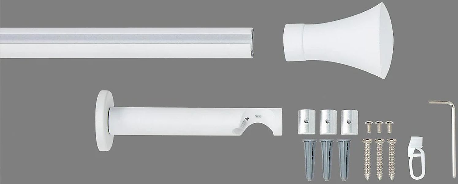 Good Life Innenlaufschiene "Cono" Ø 20 mm 1 läufig-läufig Fixmaß günstig online kaufen