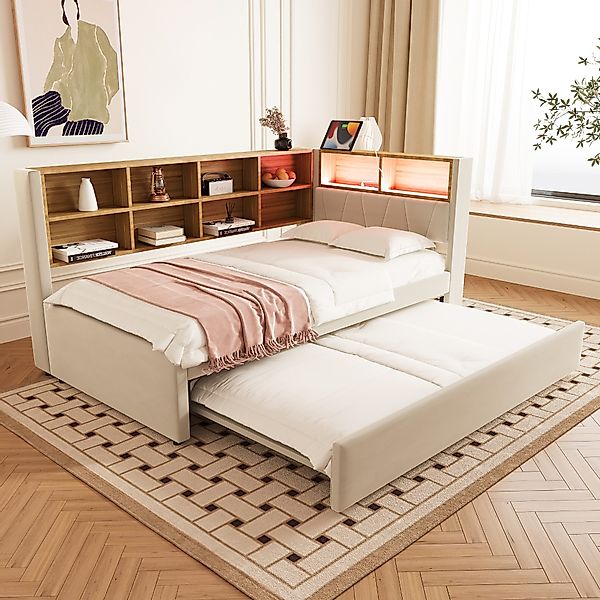 MODFU Schlafsofa Kinderbett mit USB-Steckdose und günstig online kaufen