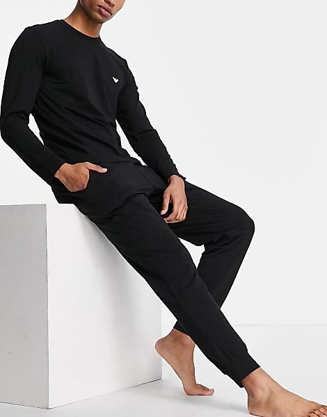 Emporio Armani – Bodywear – Geschenkset aus Sweatshirt und Jogginghose in S günstig online kaufen