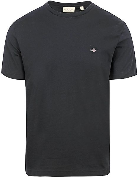 Gant T-shirt Shield Logo Schwarz - Größe M günstig online kaufen