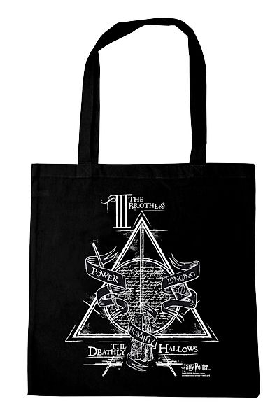 LOGOSHIRT Henkeltasche "Baumwolltasche The Three Brothers" mit filigranem P günstig online kaufen