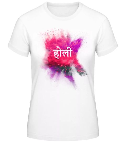 Holi Hindi · Frauen Basic T-Shirt günstig online kaufen