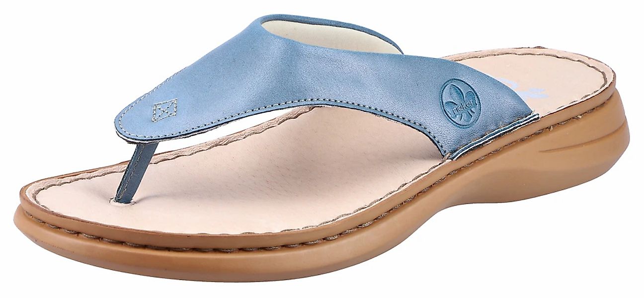 Rieker Zehentrenner, Sommerschuh, Schlappen mit Zehensteg günstig online kaufen