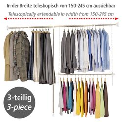 WENKO Teleskopregal Garderobe, Set 3-tlg., flexibles günstig online kaufen