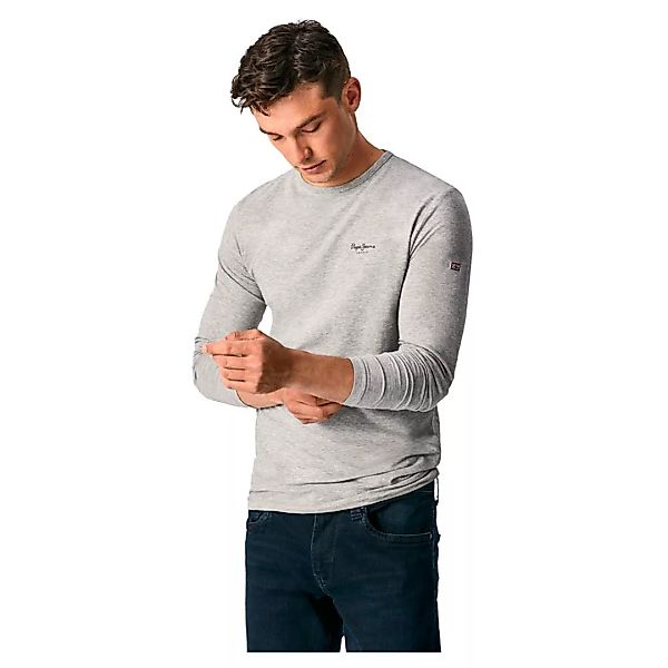 Pepe Jeans Original Basic 2 Long Langarm-t-shirt 2XL Grey Marl günstig online kaufen
