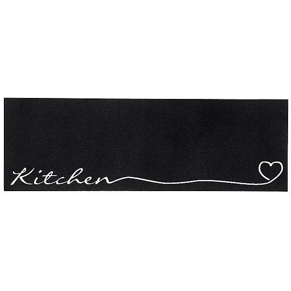 Zala Living Läufer Küchenläufer Kitchen Schwarz, günstig online kaufen