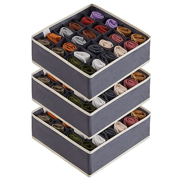 Lifewit Aufbewahrungsdose Socken Unterwäsche Schubladen Organizer,24 günstig online kaufen