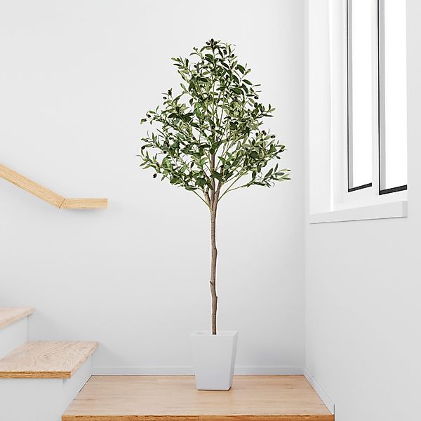 Kunstbaum Künstlicher Olivenbaum, Kunstpflanze Olivenbaum künstlich günstig online kaufen