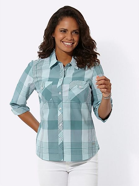 Witt Klassische Bluse Karo-Bluse 3/4-Arm günstig online kaufen