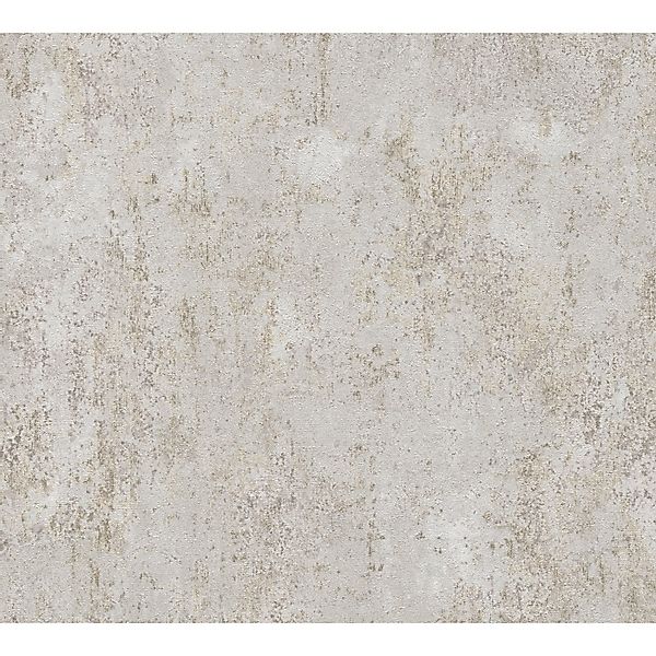 A.S. Creation Vliestapete Struktur Oberfläche 10,05 x 0,53 m Grau-Metallic günstig online kaufen