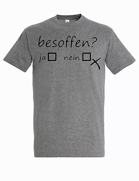 Youth Designz Print-Shirt Herren T-Shirt "Besoffen Ja Nein?" Fun-Print lust günstig online kaufen