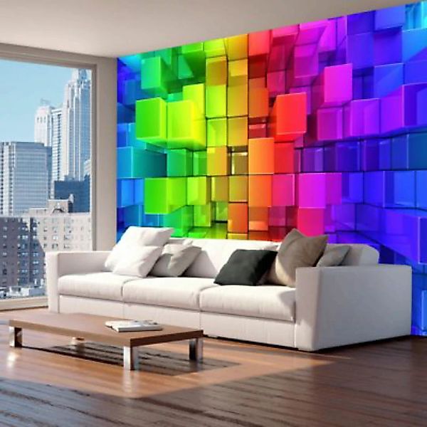 artgeist Fototapete Colour jigsaw mehrfarbig Gr. 100 x 70 günstig online kaufen