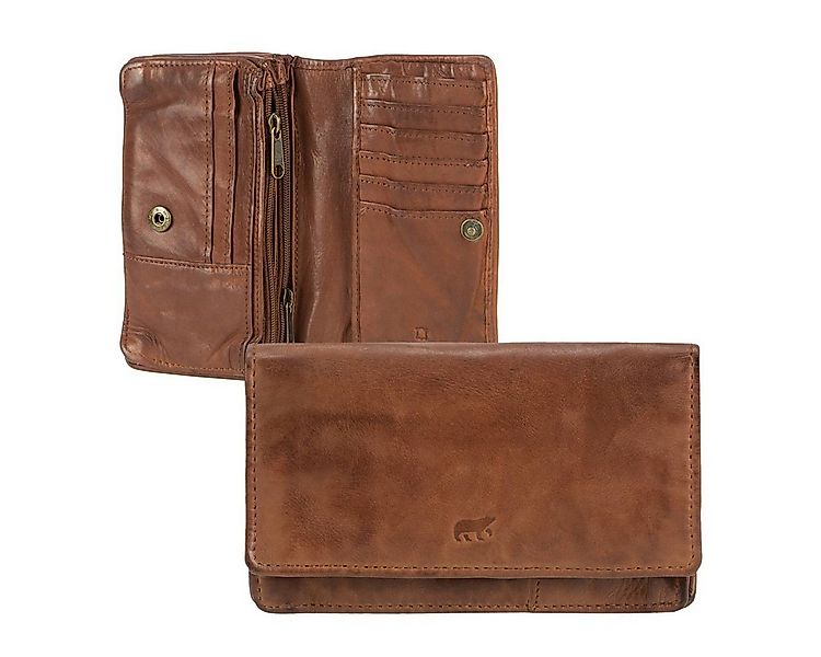 Bear Design Geldbörse "Emma" knautschiges Leder Geldbeutel Damen mit RFID S günstig online kaufen