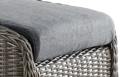 Destiny Fußhocker CASA, 66x58cm, Aluminium, Polyrattan, günstig online kaufen