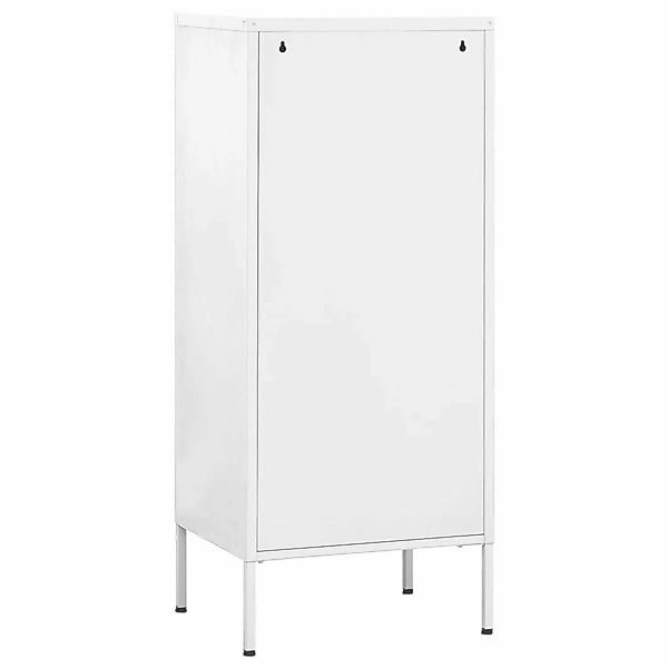 vidaXL Lagerschrank Weiß 42,5x35x101,5 cm Stahl günstig online kaufen
