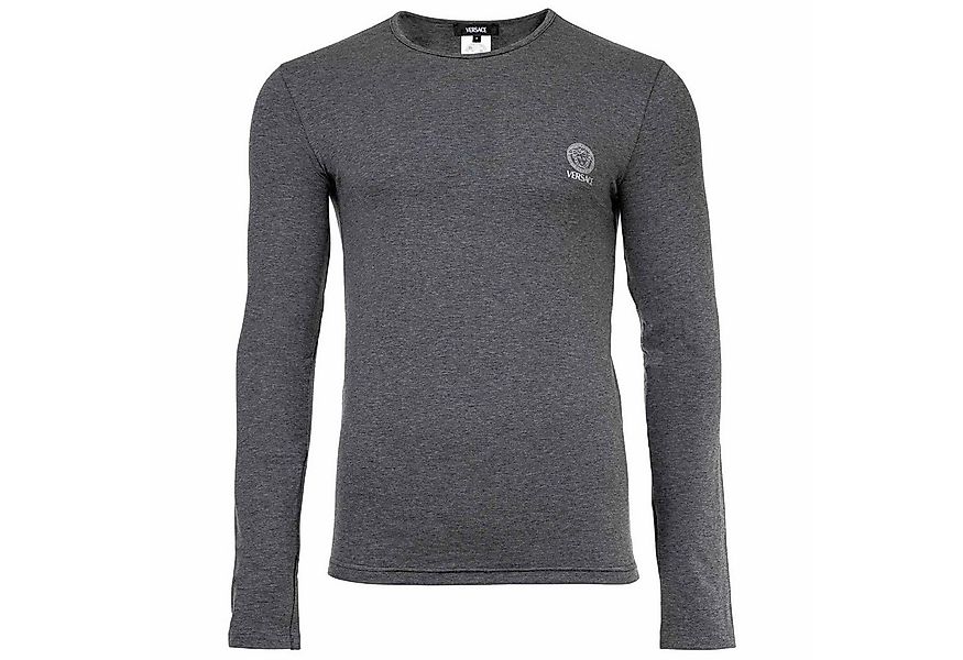 Versace T-Shirt Herren Longsleeve 1er Pack Baumwolle (Packung, 1er Pack) günstig online kaufen