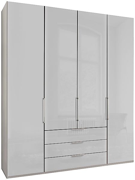 WIEMANN Kleiderschrank "Monaco" mit Glasfront sowie hochwertigen Beschlägen günstig online kaufen