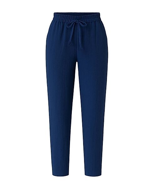 WENOR Schlupfhose Musselin Sommerhose, 100 % Baumwolle, elastischer Bund, K günstig online kaufen