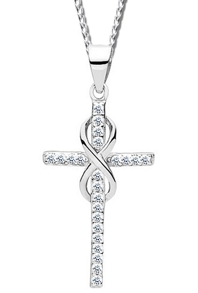 Limana Kreuzkette echt 925 Sterling Silber günstig online kaufen