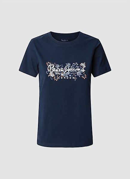 Pepe Jeans T-Shirt ROSALIND mit floralem Print vorn günstig online kaufen