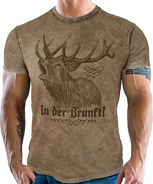 LOBO NEGRO® Trachtenshirt für Trachten Fans im Used Vintage Retro Look - In günstig online kaufen