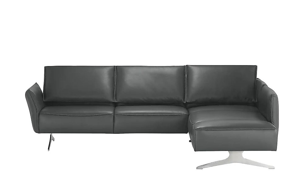 KOINOR Ecksofa Leder  Vineto ¦ grau ¦ Maße (cm): B: 272 H: 83 T: 207 Polste günstig online kaufen