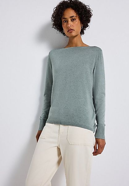 STREET ONE Strickpullover mit U-Boot-Ausschnitt günstig online kaufen