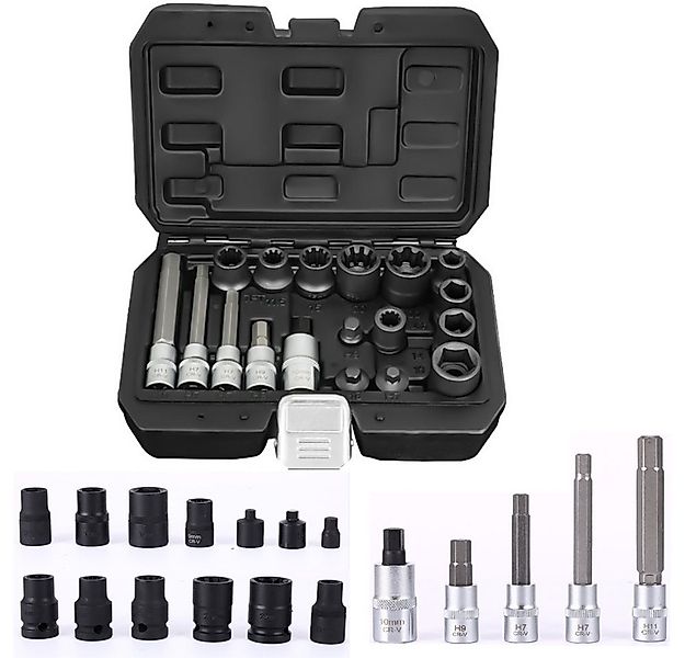 BlingBin Werkzeugset 18-tlg Bremssattel Steckschlüssel Satz für VW Audi BMW günstig online kaufen