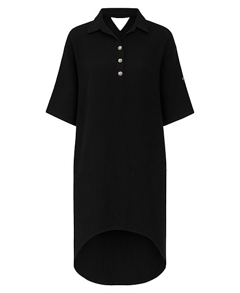 WENOR Blusenkleid Musselin, Rückenausschnitt, 100 % Baumwolle, günstig online kaufen