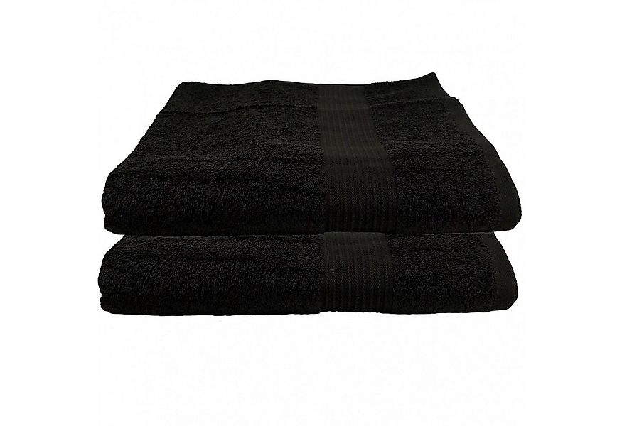 Julie Julsen Badetuch 2-Badetuch-Schwarz-Badetuch 100 x 150 cm, Baumwolle ( günstig online kaufen