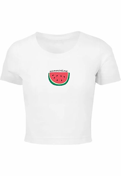 Merchcode T-Shirt "Merchcode Damen Ladies Summer - Summertime Cropped Tee" günstig online kaufen
