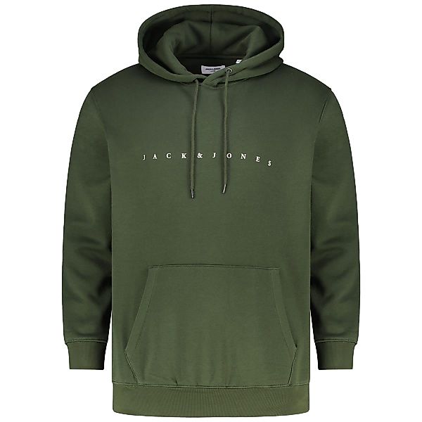Jack&Jones Hoodie aus Baumwolle Farbe grün Größe: 8XL günstig online kaufen