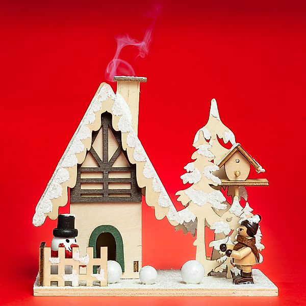 SIKORA Weihnachtsfigur RM-Z04 großes Räucherhaus aus günstig online kaufen