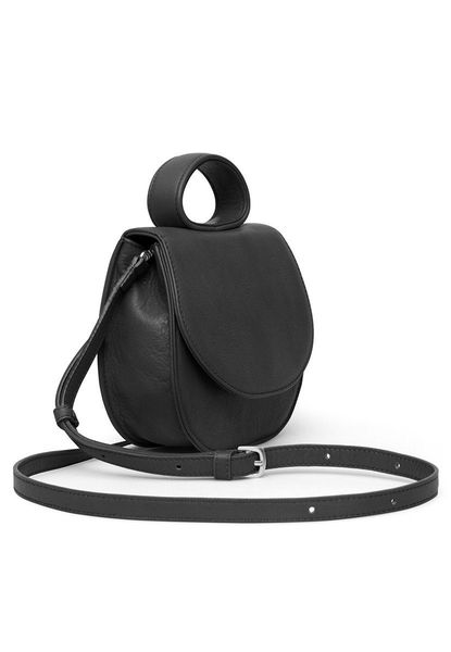 GRETCHEN Schultertasche "Ebony Mini Loop Bag" aus italienischem Kalbsleder günstig online kaufen
