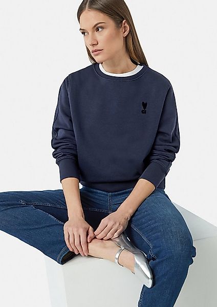 comma Sweatshirt Sweatshirt Sweatshirt im Relaxed Fit mit Stickerei günstig online kaufen