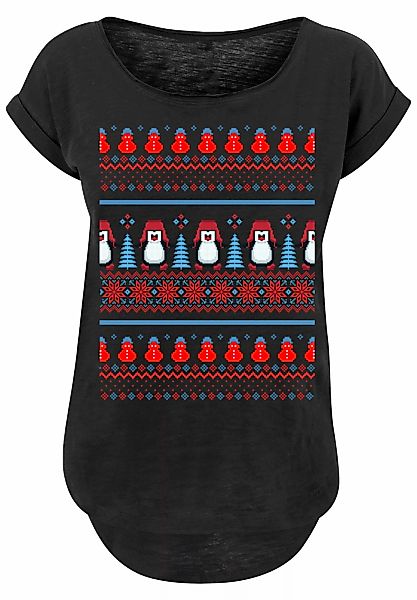 F4NT4STIC T-Shirt "Christmas Pinguin Muster", Print günstig online kaufen