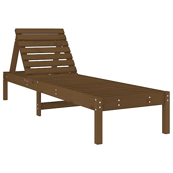 vidaXL Gartenliege Sonnenliege Honigbraun 199,5x60x74 cm günstig online kaufen